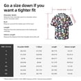 thumbnail image 5 of Pofeuu Panda And Glasses Print Mens Casual Short Sleeve Shirts Beach Summer Spread Collar Pocket Tops Men's Casual Short-sleeved Shirt-Medium, 5 of 5