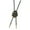 Bronze, variant on Elegant Western Bolotie Necktie with Turquoises Stone And Bear Alloy Charm Leather Cord Necklace For Men and Women