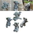 thumbnail image 1 of Estatuillas de resina 3D perfecl arte dragón Decoración para oficina hogar 4 piezas, 1 of 8
