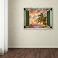 thumbnail image 3 of Leo Kelly 'Tropical Window to Paradise IV' Canvas Art, 3 of 4