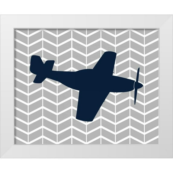 Robinson, Tamara 24x20 White Modern Wood Framed Museum Art Print Titled - Plane II