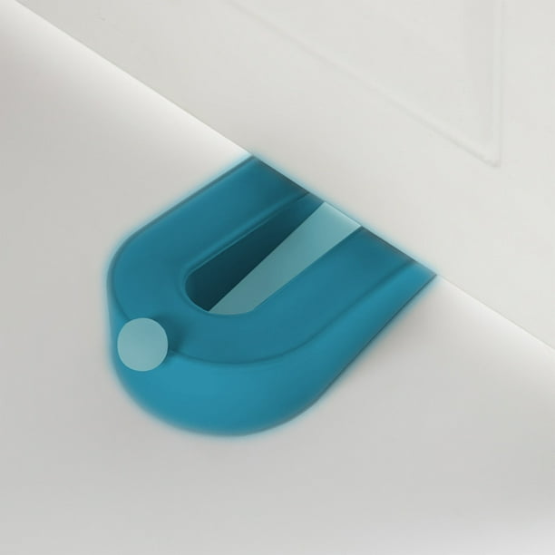 Puerta de tope de puerta azul, tope de puerta para el hogar, tope de puerta de succión, tope de puerta a prueba de viento, tope de puerta de silicona, barrera de seguridad para puerta de casa, tope de