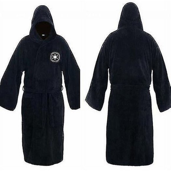 Star War Bath Robe Jedi Sith Hooded Bathrobe Cloak Soft Fleece Dressing Gown Xmas Gift