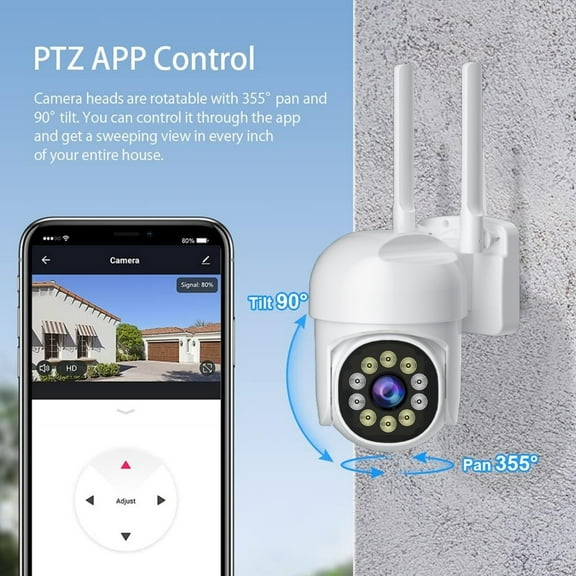 AZXY Wireless Security Camera,Surveillance Cameras Wireless Outdoor,Outdoor Security Camera with Monitor,Wifi Smart Camera Waterproof