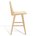 thumbnail image 6 of SAFAVIEH Couture Hattie Square Mid Back Bar Stool, Natural, 6 of 13