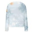 thumbnail image 4 of GigrtiJin Womens Christmas Snowflake Print Jackets Long Sleeved Cardigan Plush Button down V-Neck Casual Coats, 4 of 5