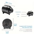 thumbnail image 3 of Wireless Security Camera 1296P, 360° Rotation Night Vision, 2.4/5GHz WiFi for Home Office Surveillance, 3 of 12