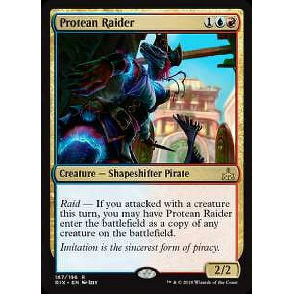 MtG Rivals of Ixalan Rare Protean Raider #167