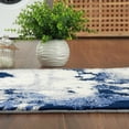 thumbnail image 3 of Blue 9*12ft Area Rugs for Living Room, Luxury Extra Large Area Rug for Bedroom, Modern Abstract Design, Non Slip, 3 of 7