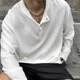 thumbnail image 3 of Sudadera holgada de alta calidad para hombre, camiseta abotonada para hombre, camiseta de gran tamaño, ropa de calle, original, manga larga, una pieza, 3 of 5