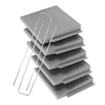 thumbnail image 1 of CTIRCHIU 5Pcs Decorative Plastic Landscape Edging Border Dark Grey with Easy Installation for Garden Use, 1 of 6