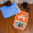 thumbnail image 4 of Pavilion - Out Hunting Tin Photo Frame (Holds 6 x 4 Photo), Vintage Style License Plate Frame, Tabletop Picture Rustic Frame, Unique Gifts Hunters, 1 Count, Orange, 4 of 6