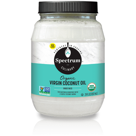 Spectrum Culinary Organic Unrefined Virgin Coconut Oil, 29 fl.