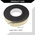 thumbnail image 4 of Cinta de reparación de lona para automóviles Unique Bargains Weatherstrip Cinta de reparación de lona EVA Foam 1.38"x0.12"x16.40ft Amarillo, 4 of 6