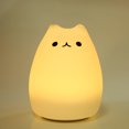 thumbnail image 2 of Cute Night Light, Colorful LED Night Light Cute Children Gift Cat Shape Touch Sensor Lamp Touch Night Light, For Baby Room Bedroom ANGGREK Otros, 2 of 2