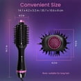thumbnail image 5 of Hair Dryer Brush, Etekcity Blow Dryer Hot Air Brush for Women, One Step Hair Dryer and Styler Volumizer, Quattro Ionic Generator, Ceramic Coating & 3 Temperature Settings, ETL & CA65 Certified, 5 of 7