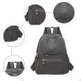 thumbnail image 4 of Faraee Laptop Backpack Purse for Women Leather Mini Bookbag Work Travel Top Handle Satchel Grey, 4 of 4