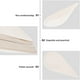 thumbnail image 3 of 50pcs Placas de fruta desechables de 50 unids Placas de postre de forma degrancia degradables placas de aperitivos, 3 of 6