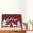 thumbnail image 4 of Balery Christmas Buffalo Plaid Pattern Canvas Decorative Picture – 30x40in Premium Wall Art, Modern Canvas Print for Home Decor（Horizontal）, 4 of 6