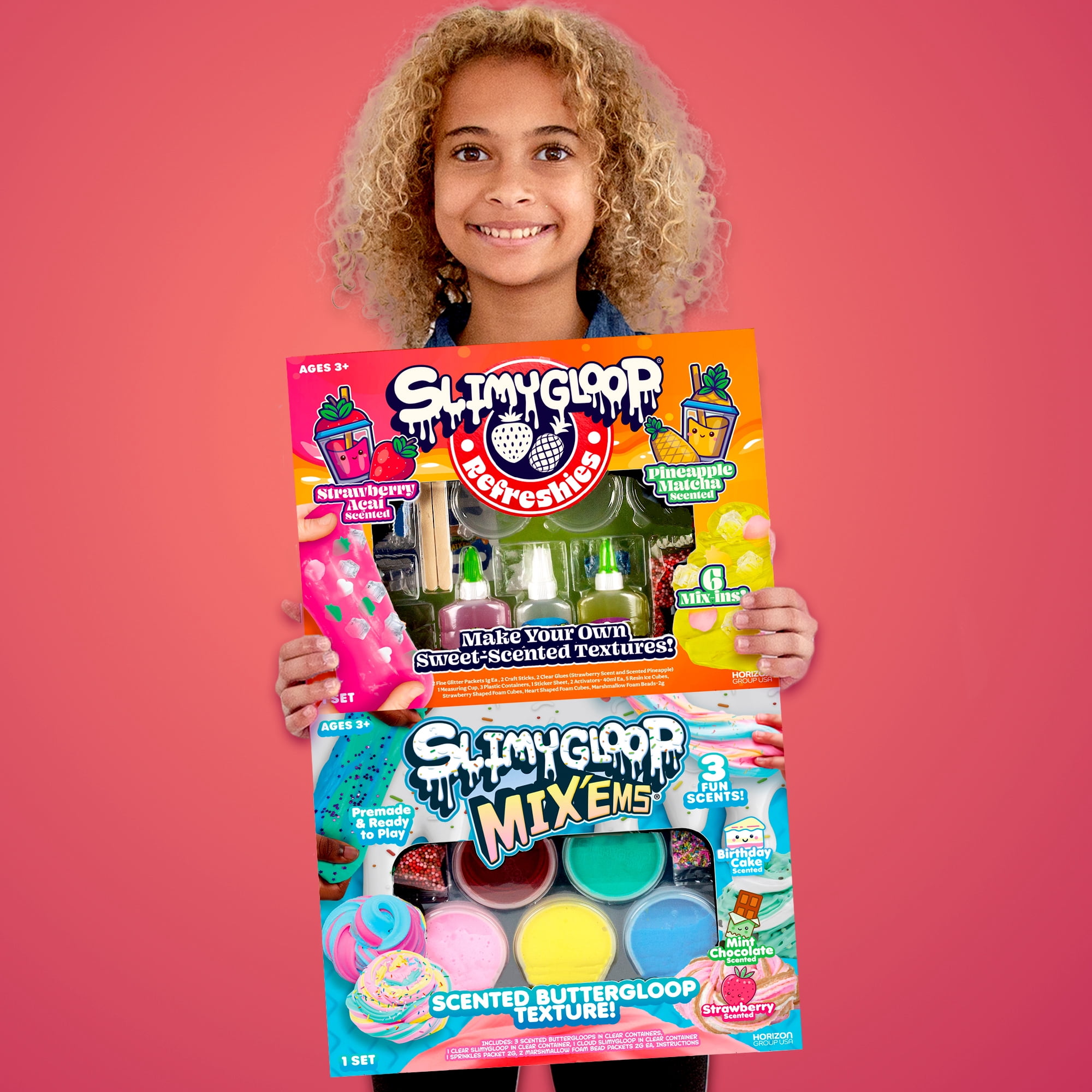 (5 pack) SLIMYGLOOP 2-in-1 Slime Kits
