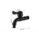 thumbnail image 4 of Grifo negro silencioso de acero inoxidable, grifo para lavadora, baño, balcón, fregadero, grifo negro Rojo Verde, 4 of 5