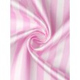 thumbnail image 7 of DARING DIVA Women's Satin Pajama Set Silky Long Sleeve Button Down Sleepwear L Light Pink, 7 of 7