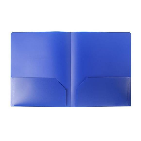 Chemise en poly à deux pochettes Pen+Gear