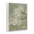 thumbnail image 2 of Amazing Grace Phrase Vintage White Flower Blossoms White Framed Giclee Art, 16 x 20, By Lil' Rue, 2 of 7