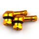 thumbnail image 3 of Vástagos de Válvu de Rueda de Motocicleta Universal de Aluminio CNC 90 dorado Sunnimix Vástagos de válvulas de motocicleta CNC, 3 of 8