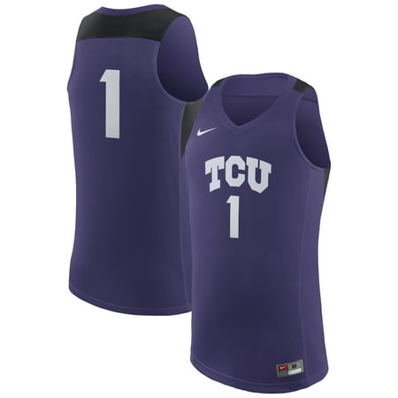 - TCU Horned Frogs Nike College Replica Basketball Jersey - Purple