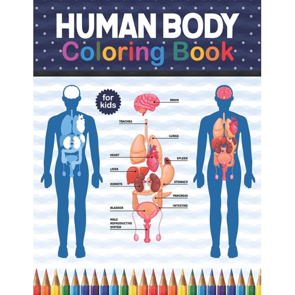 Human Body Coloring Book For Kids: Human Body Anatomy Coloring Book For Kids, Boys and Girls and Medical Students. Gift For Boys & Girls. Human Body Anatomy Coloring Book For Medical, High School Stud