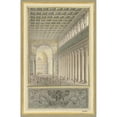 thumbnail image 3 of Karl Friedrich Schinkel 17x24 Black Modern Framed Museum Art Print Titled - The Nave, Apse, and Crossing of a Cathedral for Berlin (1827), 3 of 5