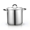 thumbnail image 6 of Cook N Home 4-Piece Stainless Steel Pasta Cooker Steamer Multipots, 12 Quart, Silver, 6 of 7