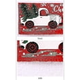 thumbnail image 4 of Cinta navideña Navidad 196.8 pulgadas, cintas vintage con borde de alambre Merry Christmas Tree y camión con cable, 4 of 5