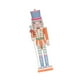 thumbnail image 5 of Cascanueces de madera Cascanueces Manualidades Escena Diseño Accesorios Regalo festivo Decoración de escritorio Cascanueces navideño para vacaciones abrigo naranja, 5 of 8