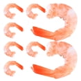 thumbnail image 1 of Miangastore 8pcs Shrimp Model Display Prop Artificial Peeled Shrimp Simulated Food Model Photography Prop Decorative Shrimp Models Imitation Peeled Shrimp Photo Props Home Party Decor, 1 of 9