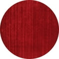 thumbnail image 1 of Ahgly Company Indoor Round Abstract Red Contemporary Area Rugs, 8' Round, 1 of 4