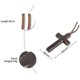 thumbnail image 2 of Regalo colgante de cruz de madera hecho a mano simple vintage para hombres mujeres, 2 of 5