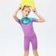 thumbnail image 5 of Soidarity Trajes de neopreno transpirables, traje de buceo ultrafino de secado rápido, traje de baño de moda, antiquemaduras solares, mangas Deportes acuáticos Violeta S, 5 of 6