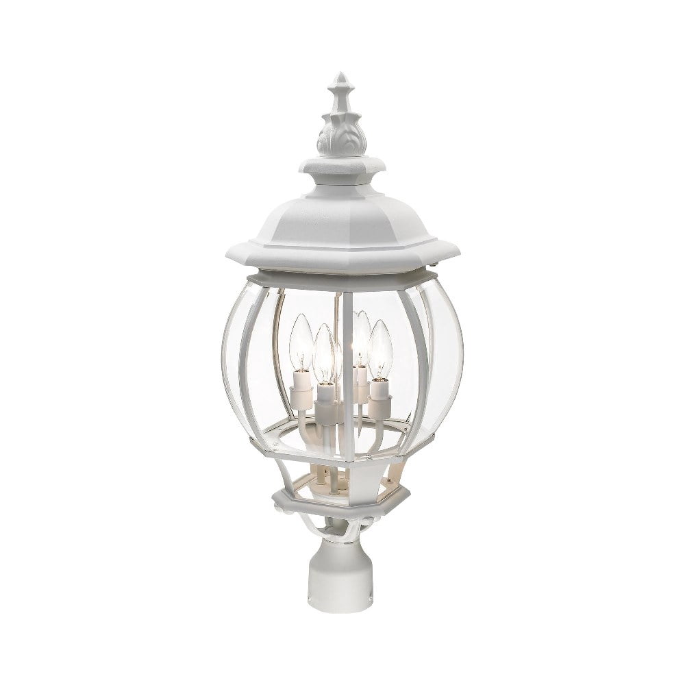 Livex Lighting - Frontenac - 4 Light Outdoor Post Top Lantern in Traditional