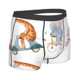 thumbnail image 3 of Disketp Animals In Transport Men'S Boxer Briefs,Soft And Breathable Cotton Underwear With Comfortflex Waistband, 3 of 8