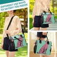 thumbnail image 5 of FORMRS Insulated Lunch Bag for Work School Unisex Large Capacity Cooler with Shoulder Strap, Pink Cheetah, 5 of 6
