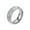 Silver, variant on Men's Stainless Steel 8mm Dome Style Simple Hip Hop Punk Football Soccer Texture Motif‌ Crystal Inlay Signet Ring Gold Size 13