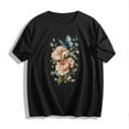 thumbnail image 4 of Women's Large Short Sleeve T-Shirt Printed Casual Top Under $5 Comfortable Cotton Tee for Everyday Wear, 4 of 4