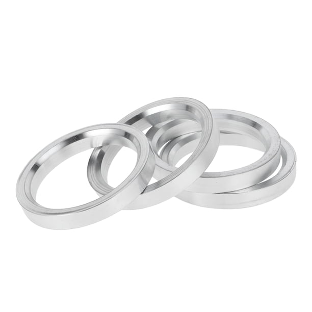Anillos Centradores de Buje Unique Bargains, 60.1mm ID a 75.1mm OD, Anillos de Buje de Rueda de Vehículo de Aleación de Aluminio, 4 Pcs