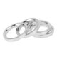 thumbnail image 1 of Anillos Centradores de Buje Unique Bargains, 60.1mm ID a 75.1mm OD, Anillos de Buje de Rueda de Vehículo de Aleación de Aluminio, 4 Pcs, 1 of 6