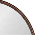 thumbnail image 4 of Kate and Laurel Caskill Glam Round Framed Wall Mirror, 30 Inch Diameter, Bronze, Modern Circular Mirror for Wall Décor, 4 of 7