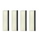 thumbnail image 5 of Reemplazo del kit de filtro Hepa del cepillo lateral Compatible con Ecovacs Dk35 Dk33 Dk45, 5 of 5