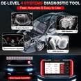 thumbnail image 3 of KINGBOLEN S500 OBD2 Scanner ABS SRS Transmission Check Engine Light Code Reader with OIL/BRAKE/SAS/ETS Reset Services, Lifetime Free Update, 3 of 7