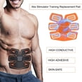 thumbnail image 2 of Ems Gel Pads For Ems Muscle Stimulation Electrostimulation Abs Stimulator Abdominal Trainer Replacement Gel Sheet, 40pcs, 2 of 5